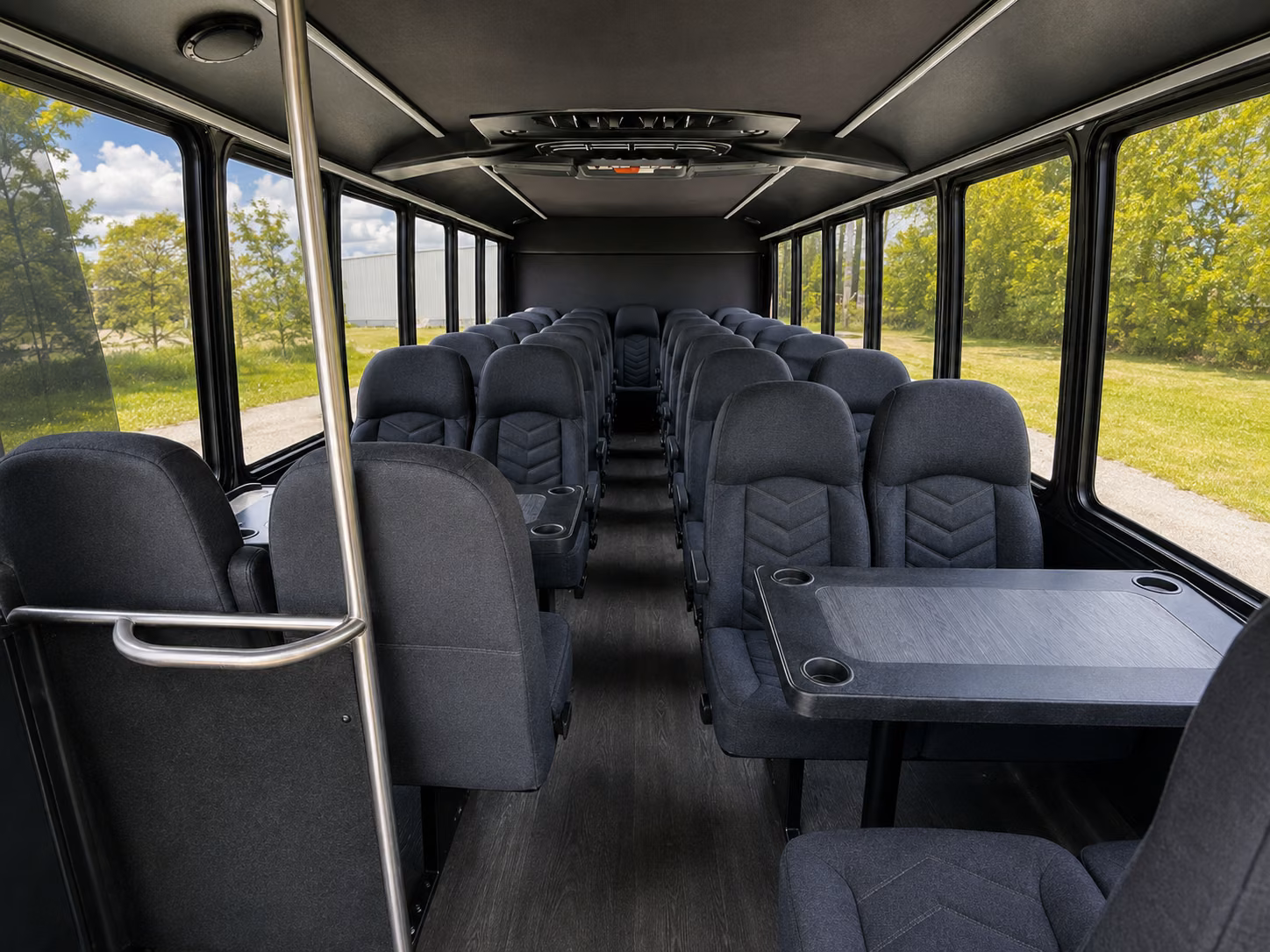 new orleans 20 passenger minibus interior