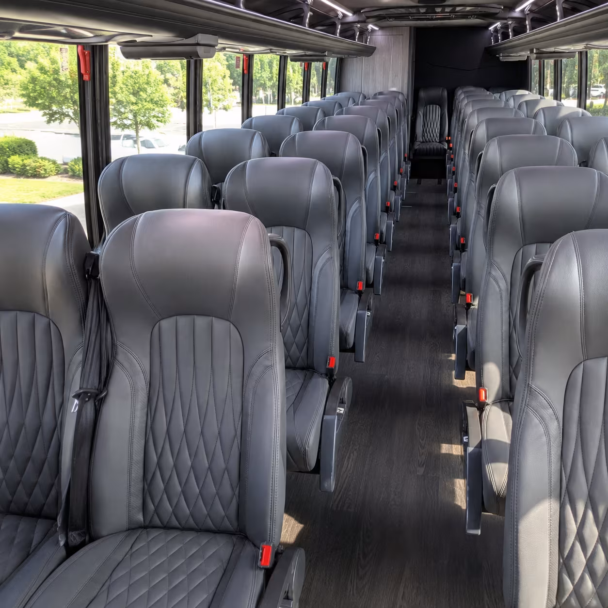 new orleans 25 passenger minibus interior