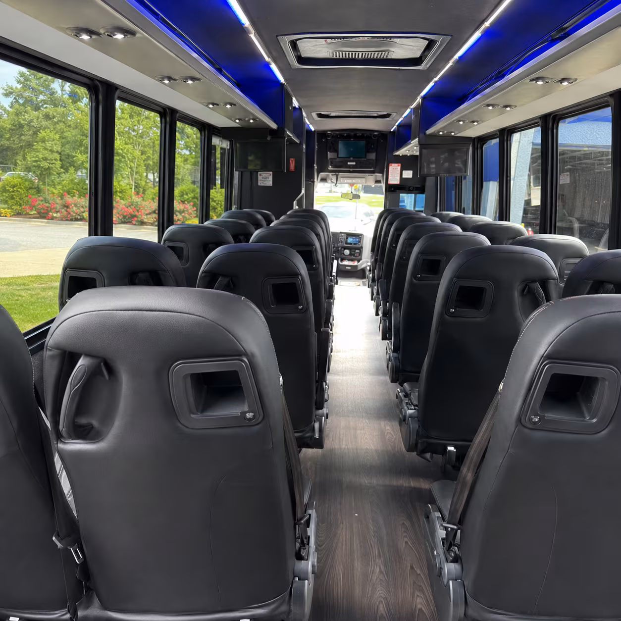 new orleans 30 passenger minibus inside