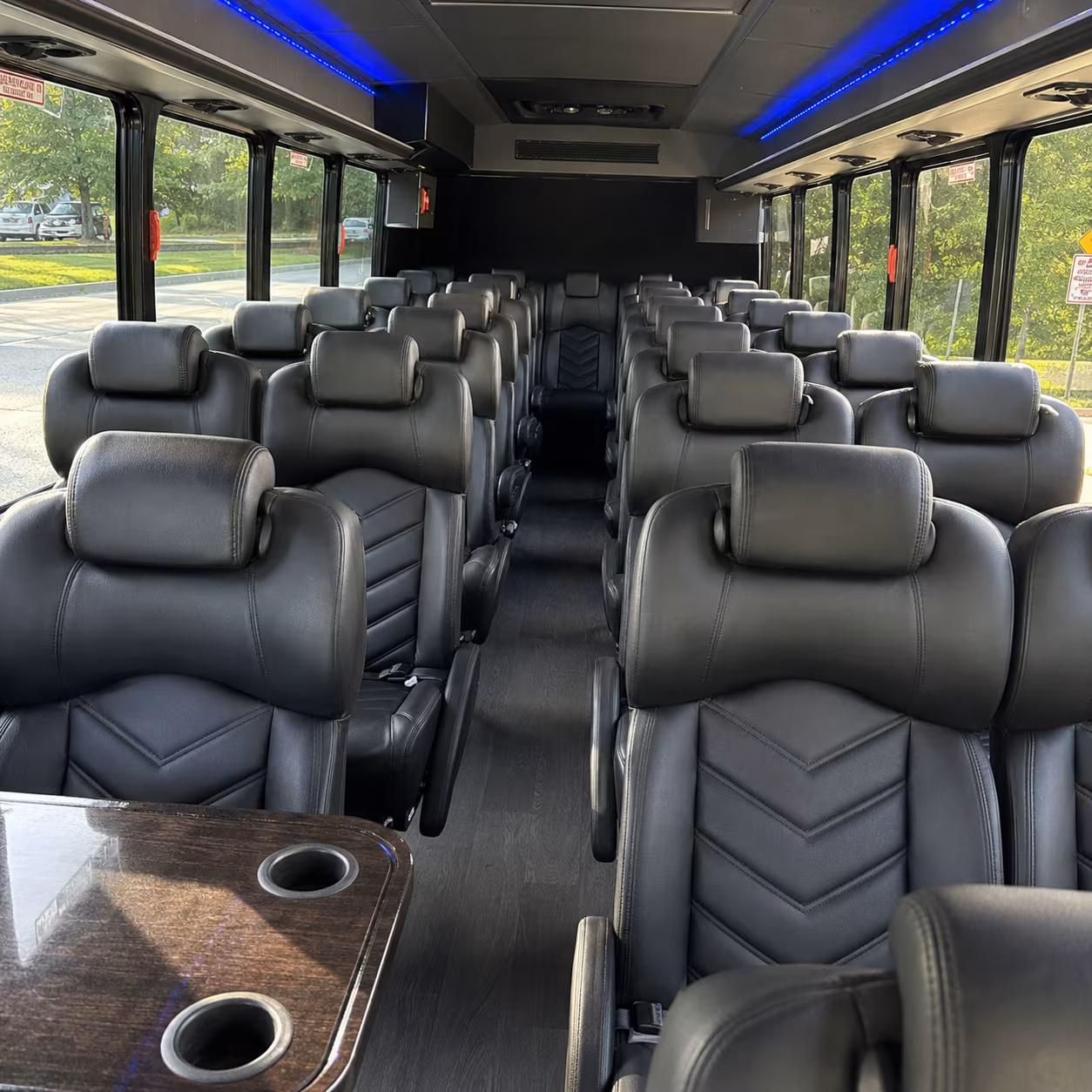 new orleans 30 passenger minibus interior