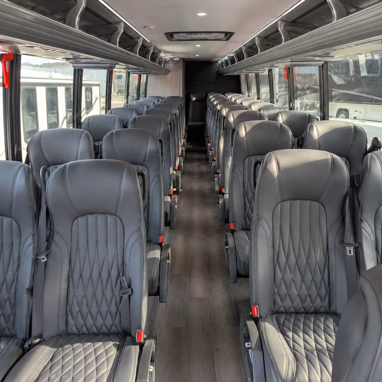 new orleans 35 passenger minibus interior
